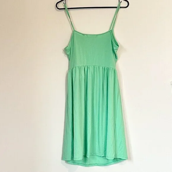 NWT Vero Moda Jade Green Ilane Camisole Dress - Size: Medium - Picture 7 of 8